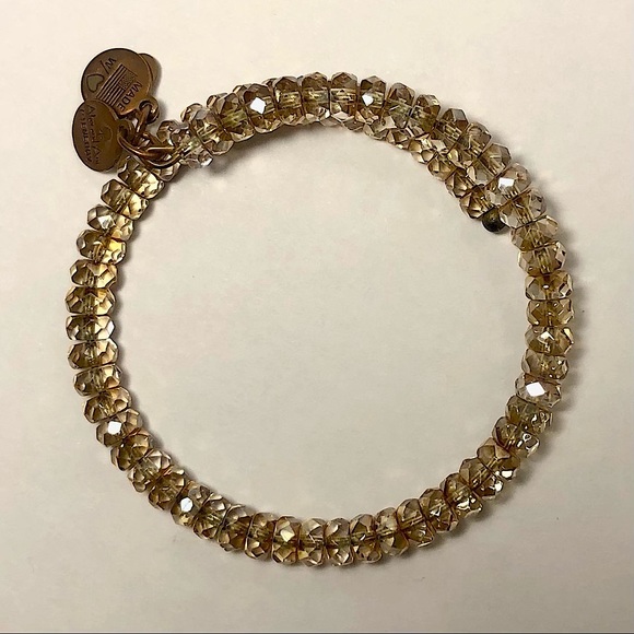 Alex and Ani Jewelry - ✨ RARE ✨ Sparkly Champagne Beaded Wrap